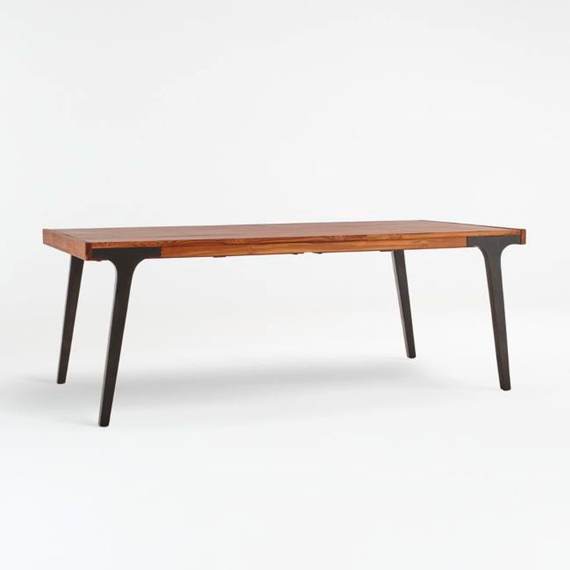 CRATE & BARREL - Mesa Comedor Lakin Teca 205 Cm Extensible Crate & Barrel