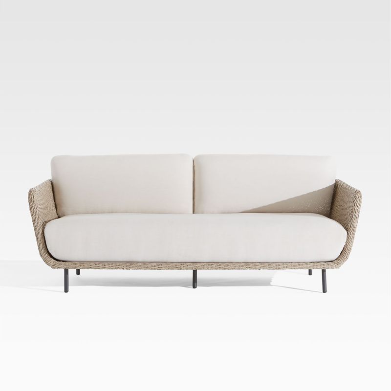 CRATE & BARREL - Sofá Mimbre Grotta Crate & Barrel