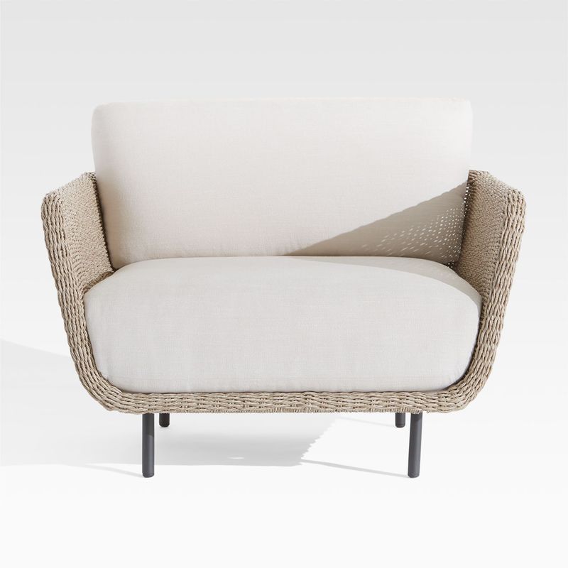 CRATE & BARREL - Sillón Mimbre Grotta Crate & Barrel