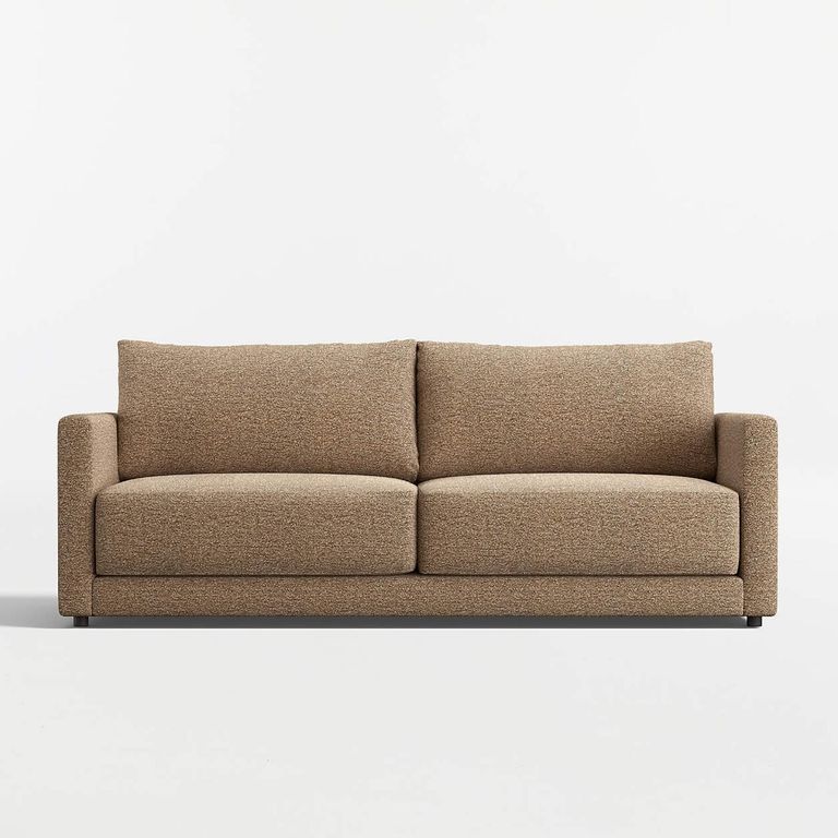 CRATE & BARREL Sofá Gather Profundo 226 Cm Café