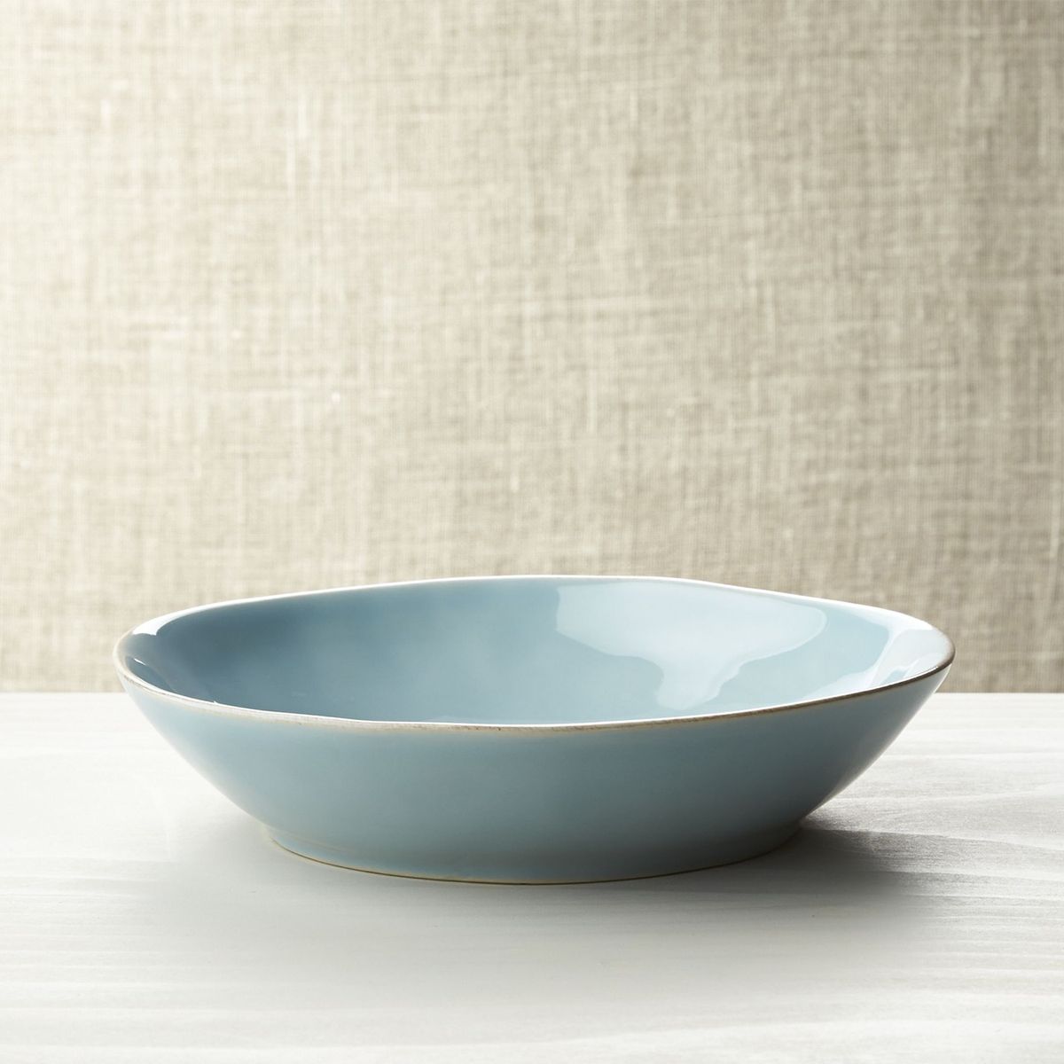 CRATE & BARREL - Bowl Bajo Marin Azul 24Cm Crate & Barrel