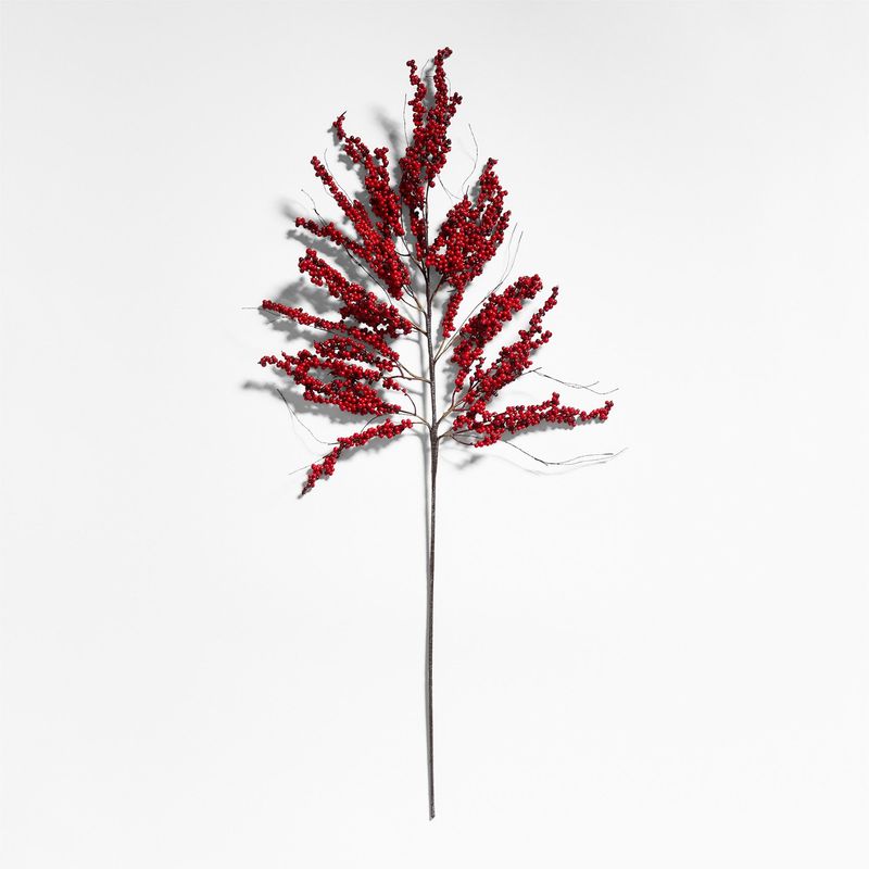 CRATE & BARREL - Mini Tallo De Baya Roja Artificial Crate & Barrel