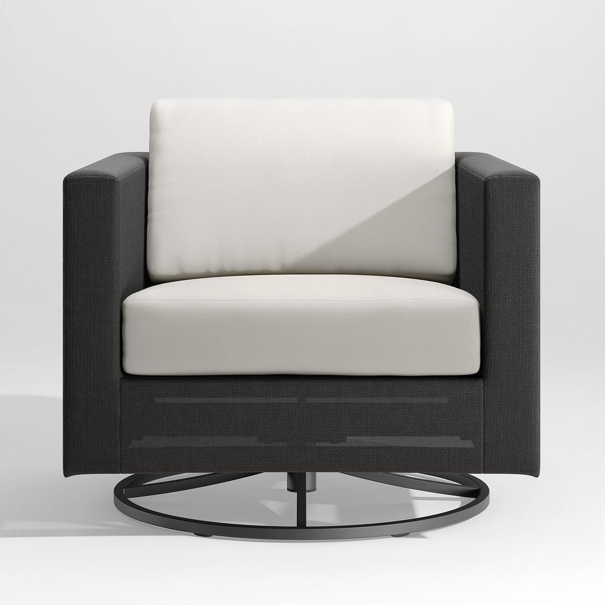 CRATE & BARREL - Silla Exterior Dune Giratoria Crate & Barrel