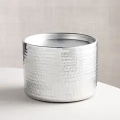 CRATE & BARREL - Base Plateada Bash para Dispensador de Refrescos