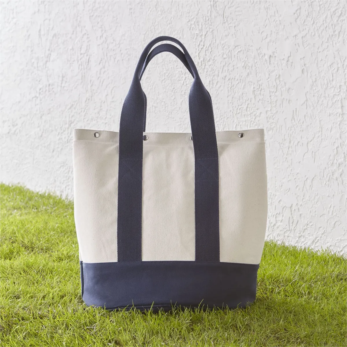 CRATE & BARREL - Bolso Picnic Canvas Azul Outfitt Crate & Barrel
