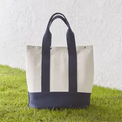 CRATE & BARREL - Bolso Picnic Canvas Azul Outfitt