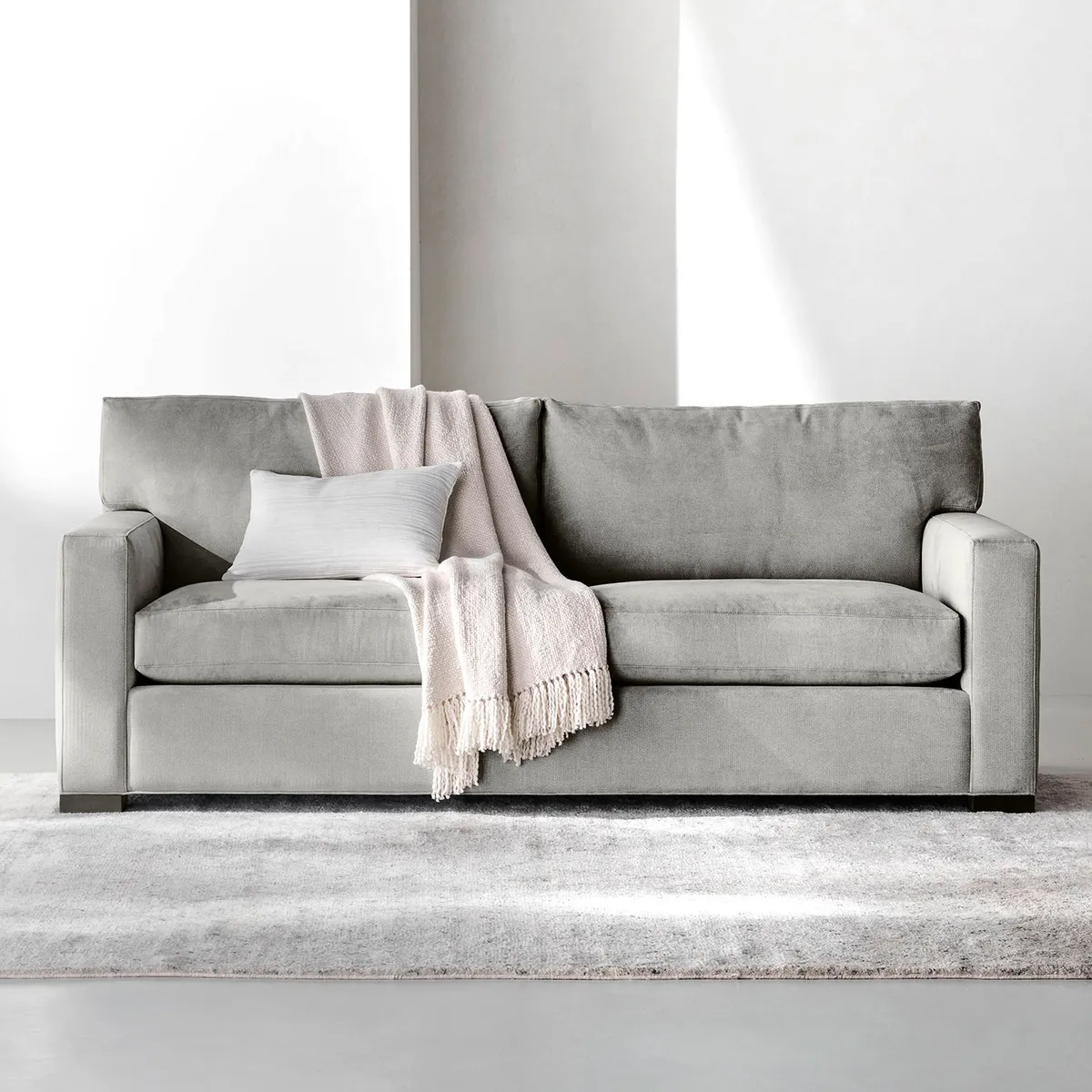 CRATE & BARREL - Sofa 3 Cuerpos Axis Ii Crate & Barrel