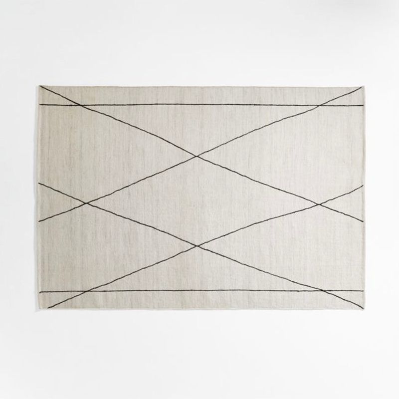 CRATE & BARREL - Alfombra Phidia Beige Crate & Barrel