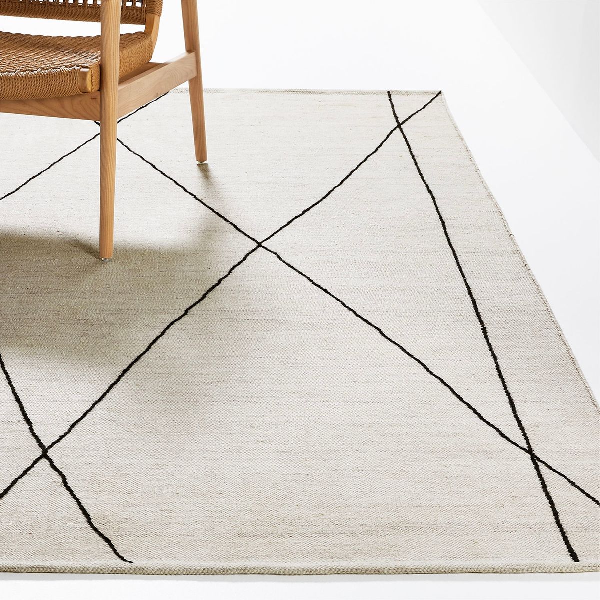 CRATE & BARREL - Alfombra Phidia Beige Crate & Barrel