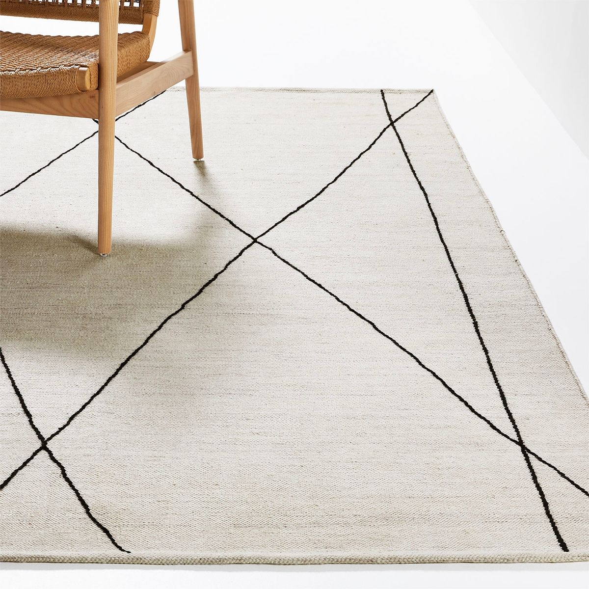 CRATE & BARREL - Alfombra Phidia Beige Crate & Barrel