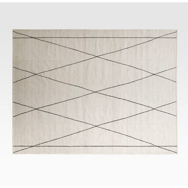 CRATE & BARREL - Alfombra Phidia Beige Crate & Barrel