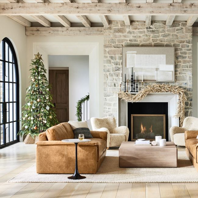 CRATE & BARREL - Collar Árbol De Navidad Estrellas Crate & Barrel