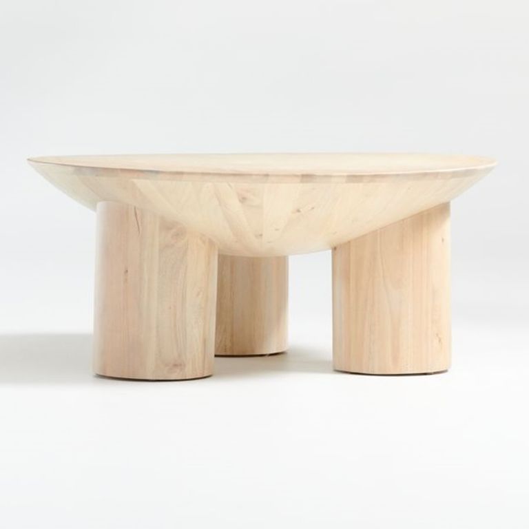 CRATE & BARREL Mesa De Centro Tom Natural