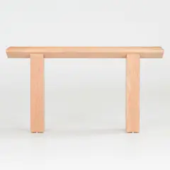CRATE & BARREL - Arrimo Van Madera Natural Lf