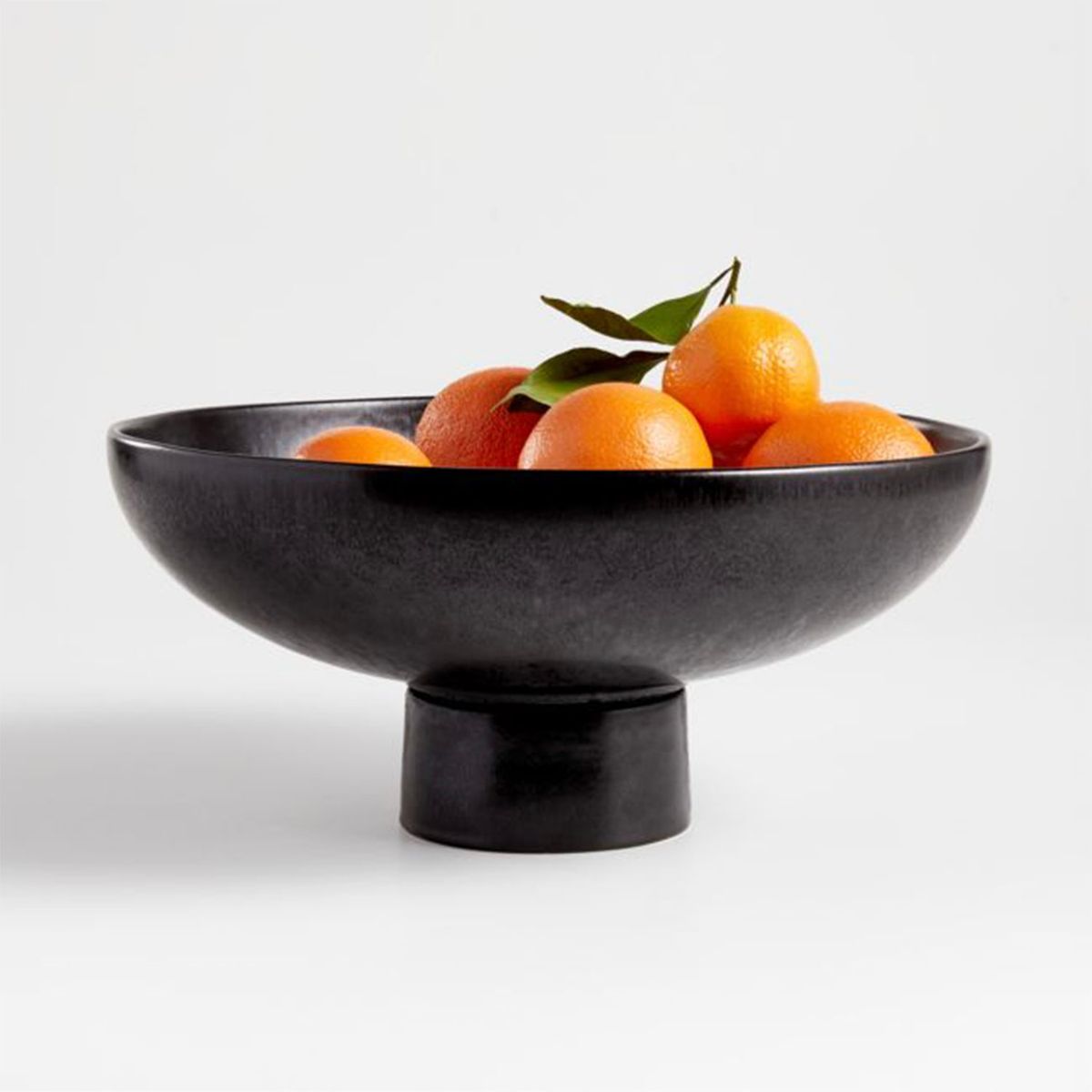 CRATE & BARREL - Centro Mesa Riki Negro Crate & Barrel