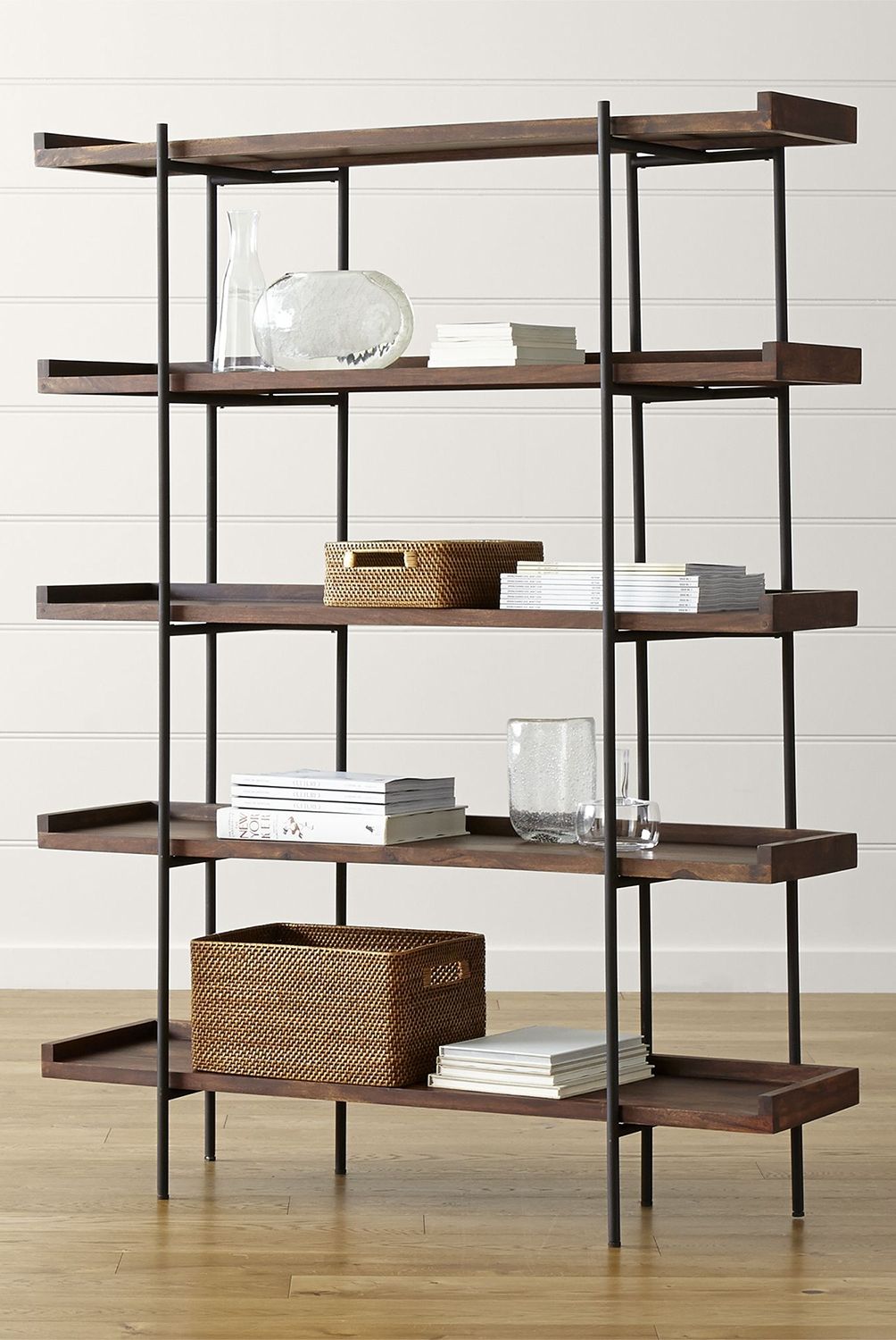 CRATE & BARREL - Estante 5 Niveles Beckett Ii Crate & Barrel