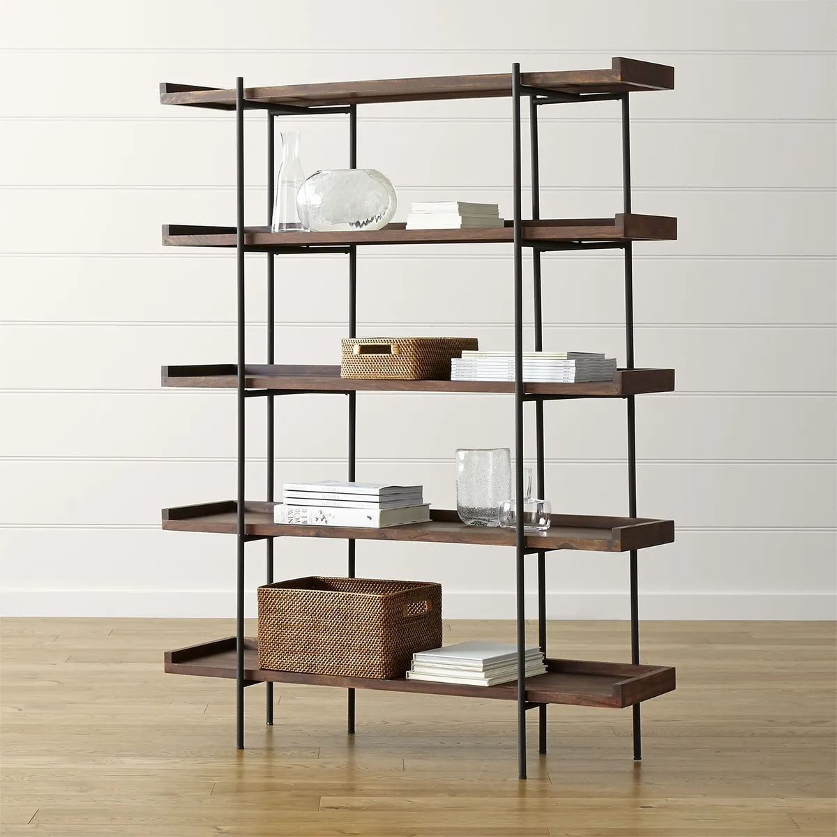 CRATE & BARREL - Estante 5 Niveles Beckett Ii Crate & Barrel