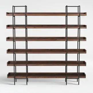 CRATE & BARREL - Estante 6 Niveles Beckett Ii