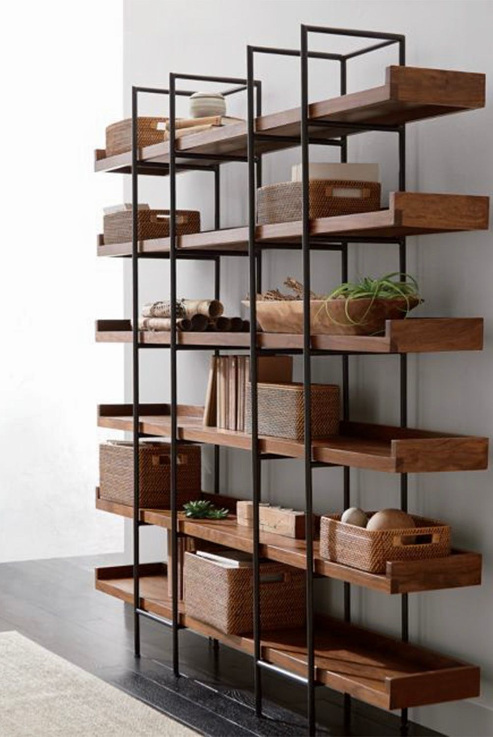 CRATE & BARREL - Estante 6 Niveles Beckett Ii Crate & Barrel