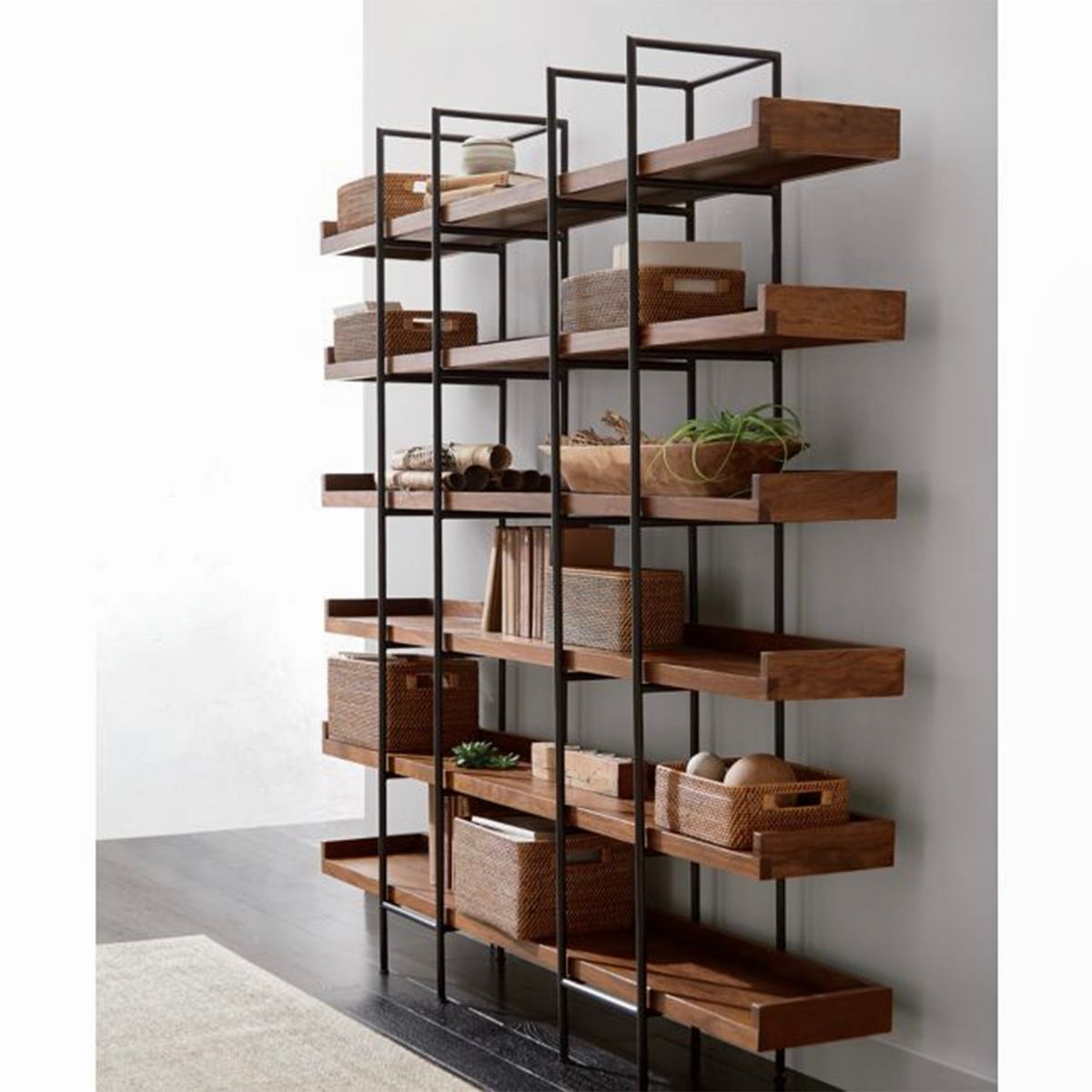 CRATE & BARREL - Estante 6 Niveles Beckett Ii Crate & Barrel