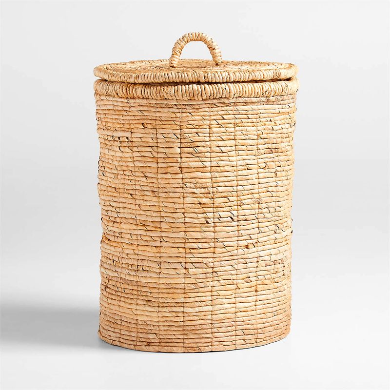 CRATE & BARREL - Cesto Tejido Hamper Crate & Barrel