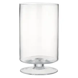 CRATE & BARREL - Portavelas Transparente London Grande