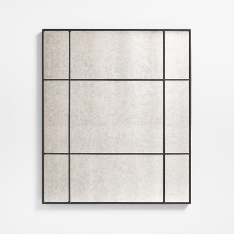 CRATE & BARREL - Espejo De Pared Navara Envejecido Crate & Barrel