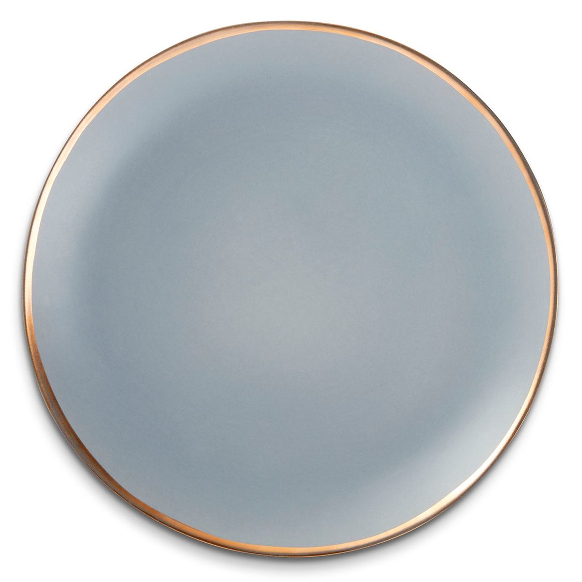 CRATE & BARREL - Plato de Fondo Addison Gris Borde D Crate & Barrel
