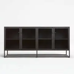 CRATE & BARREL - Rack Casement Negro