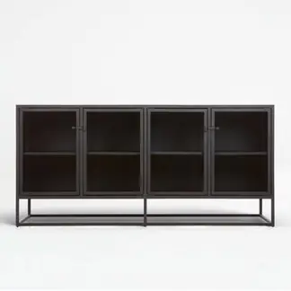 CRATE & BARREL - Rack Casement Negro