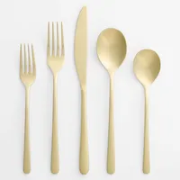 Set 5 Cubiertos Craft Champagne