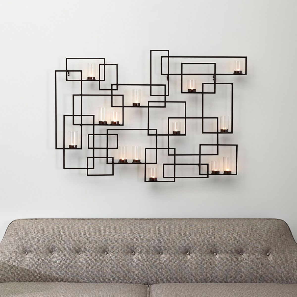 CRATE & BARREL - Candelabro De Pared Circuit Crate & Barrel