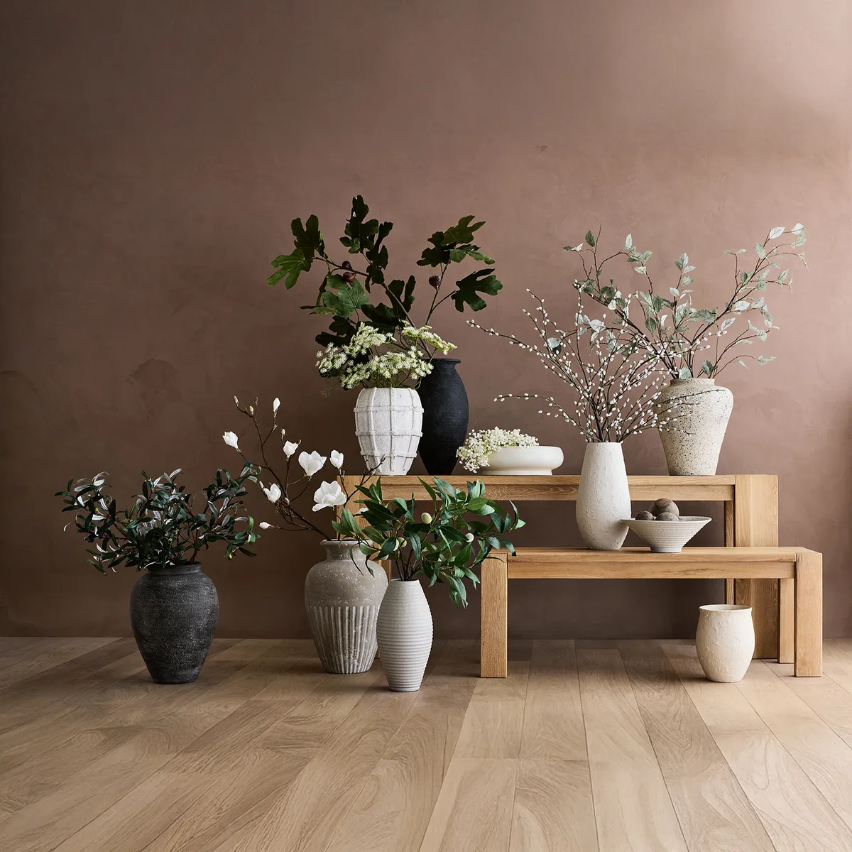 CRATE & BARREL - Ramo Artificial Baby Gipsofila 50Cm Crate & Barrel