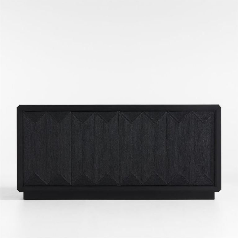 Rack Roseau Madera Negro