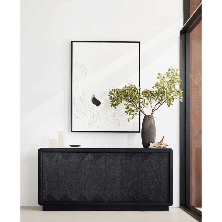 Rack Roseau Madera Negro