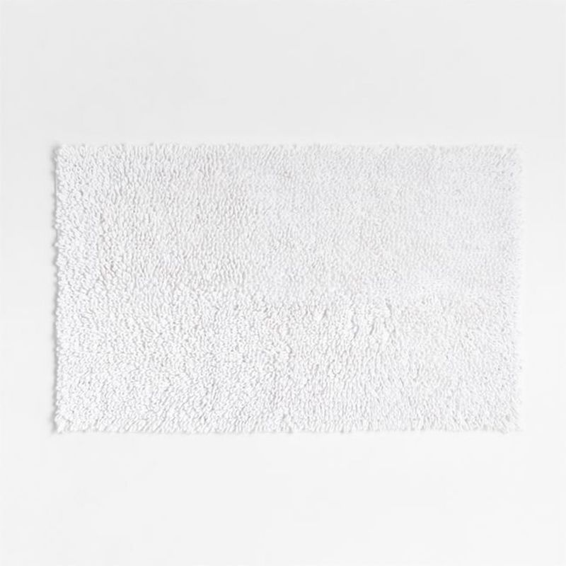 CRATE & BARREL - Piso De Baño Loop Blanco Crate & Barrel