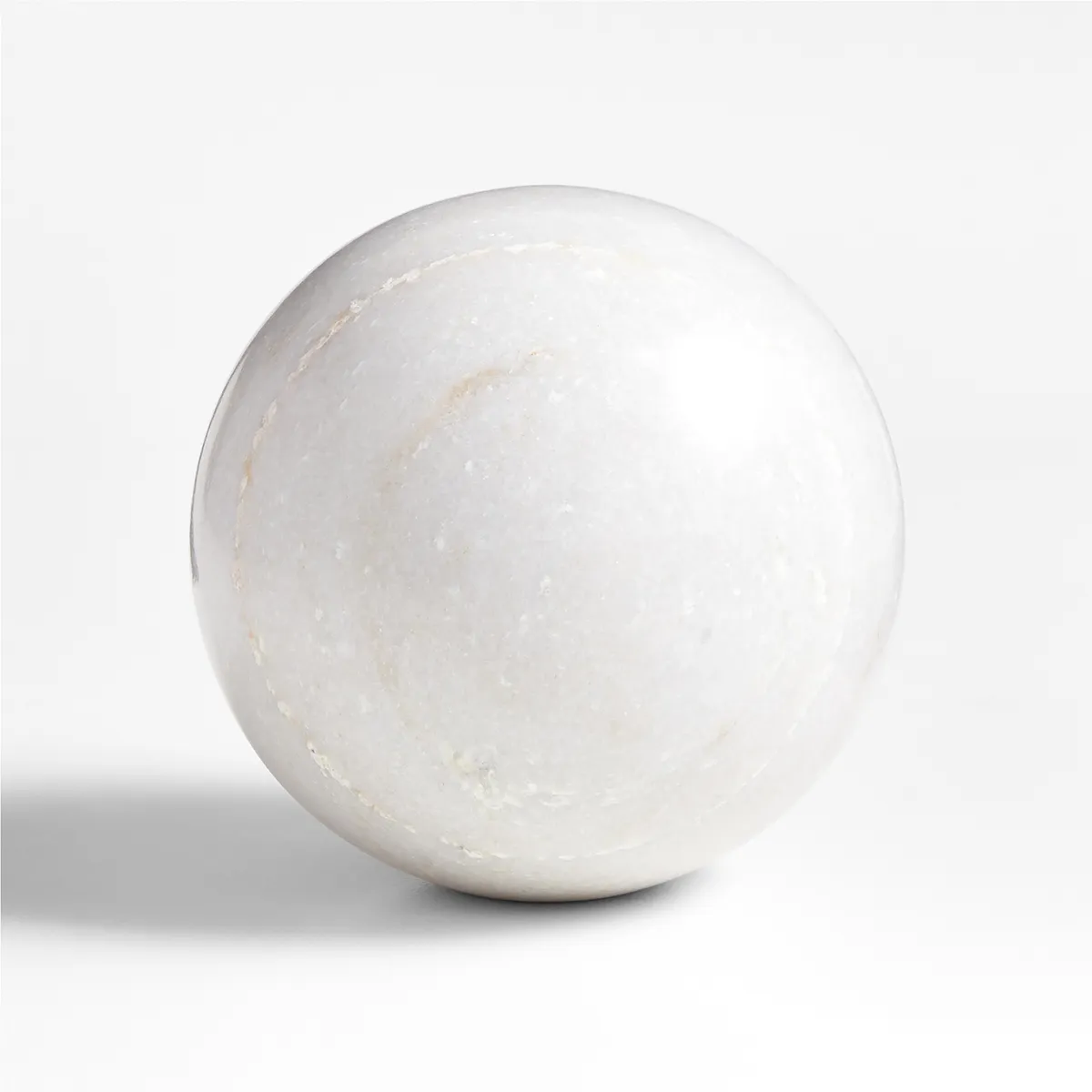 CRATE & BARREL - Esfera Decorativa Mármol 15Cm Crate & Barrel