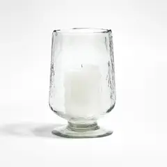 CRATE & BARREL - Portavela Bergen Hurricane Vidrio M