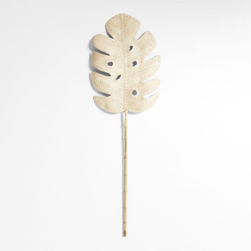 CRATE & BARREL - Hoja Ratan Sintetica Monstera Crate & Barrel