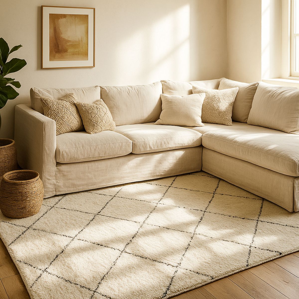 CRATE & BARREL - Alfombra Sala Crate & Barrel