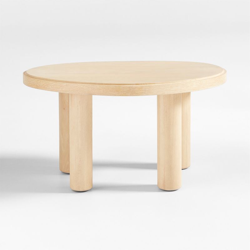 CRATE & BARREL - Mesa Lateral Baja Roble La Sal Crate & Barrel