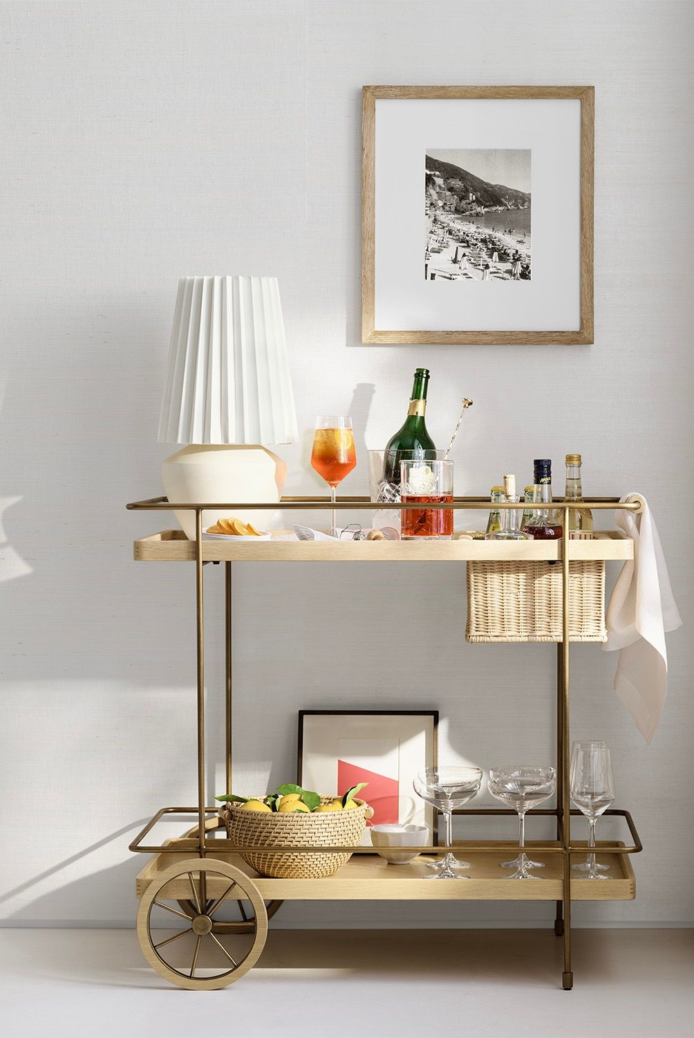 CRATE & BARREL - Carro Bar Wicker Park Crate & Barrel