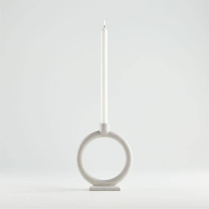 CRATE & BARREL - Candelabro Cónico Lorin Grande Crate & Barrel