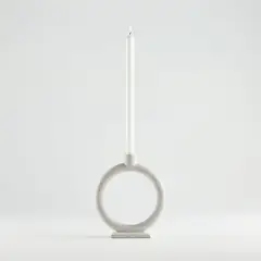 CRATE & BARREL - Candelabro Cónico Lorin Grande