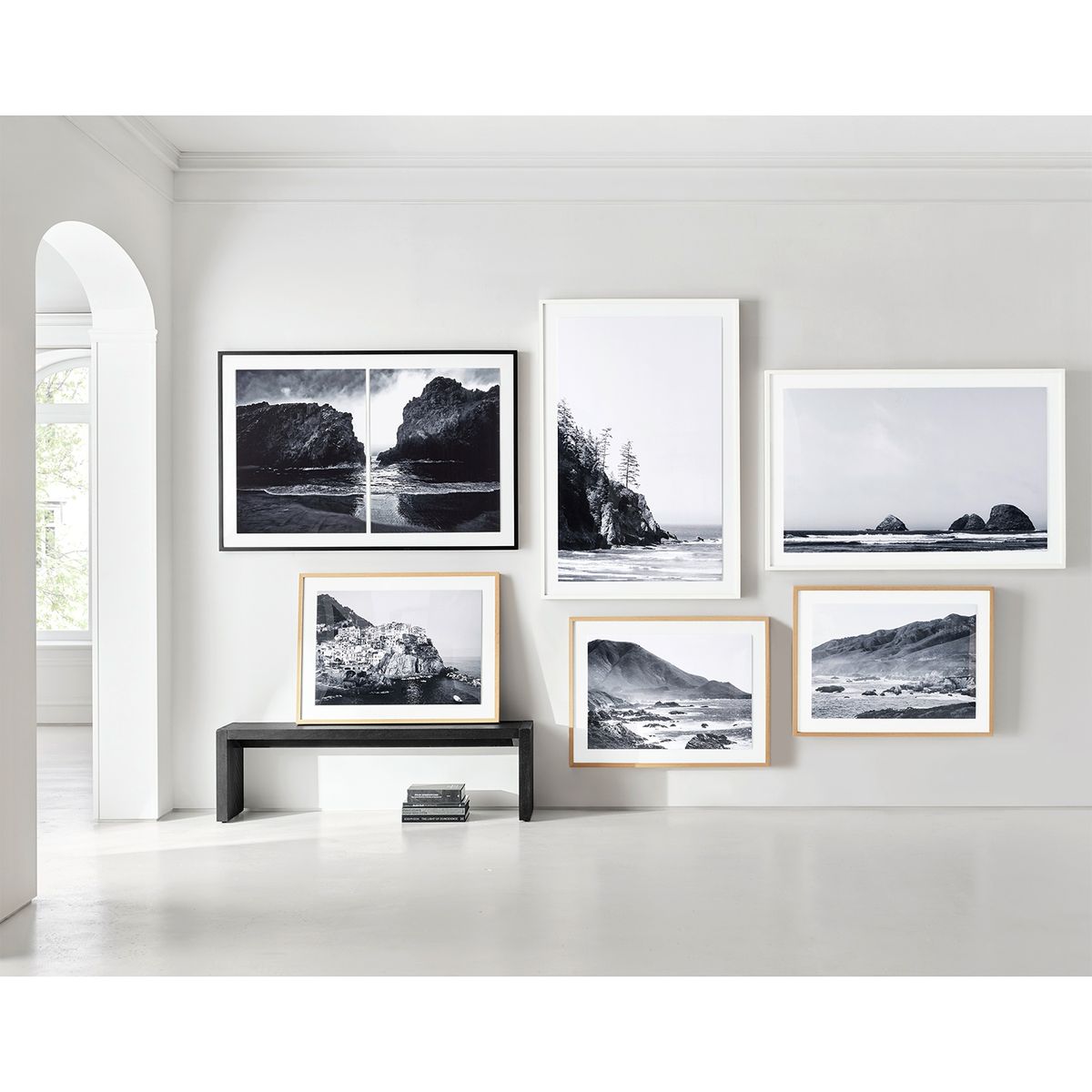 CRATE & BARREL - Fotografía Golden Coast I Enmarcado Crate & Barrel