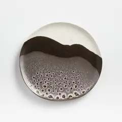 CRATE & BARREL - Plato De Ensalada Stella Negro