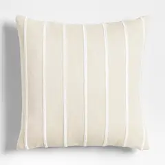 CRATE & BARREL - Funda Cojín Rayas 60x60cm