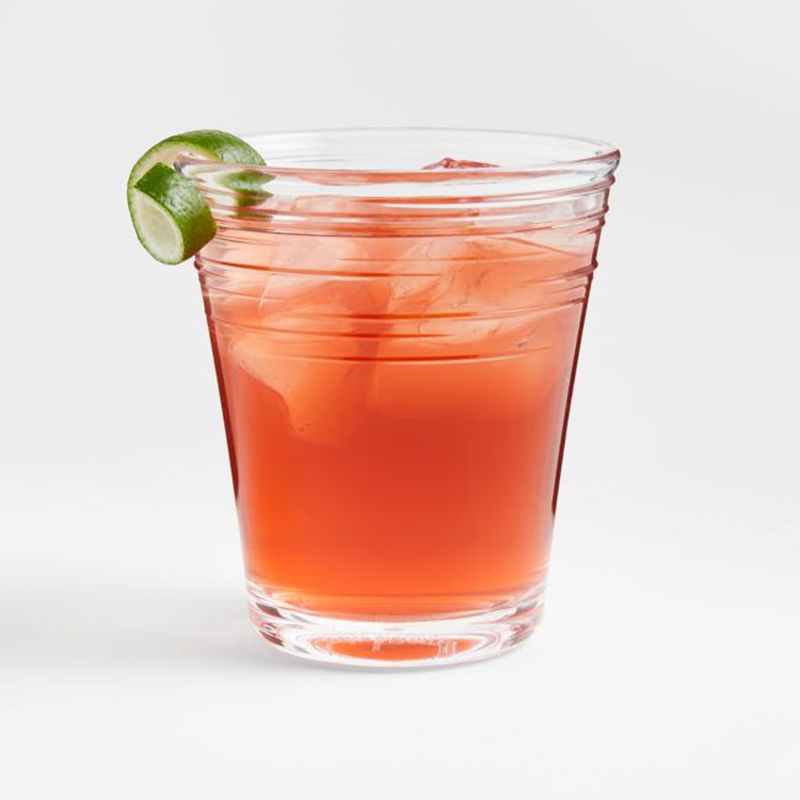 CRATE & BARREL - Vaso Acrílico Swirl Crate & Barrel