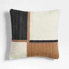 CRATE & BARREL - Funda De Cojín Lazio Woven Kilim Ink N
