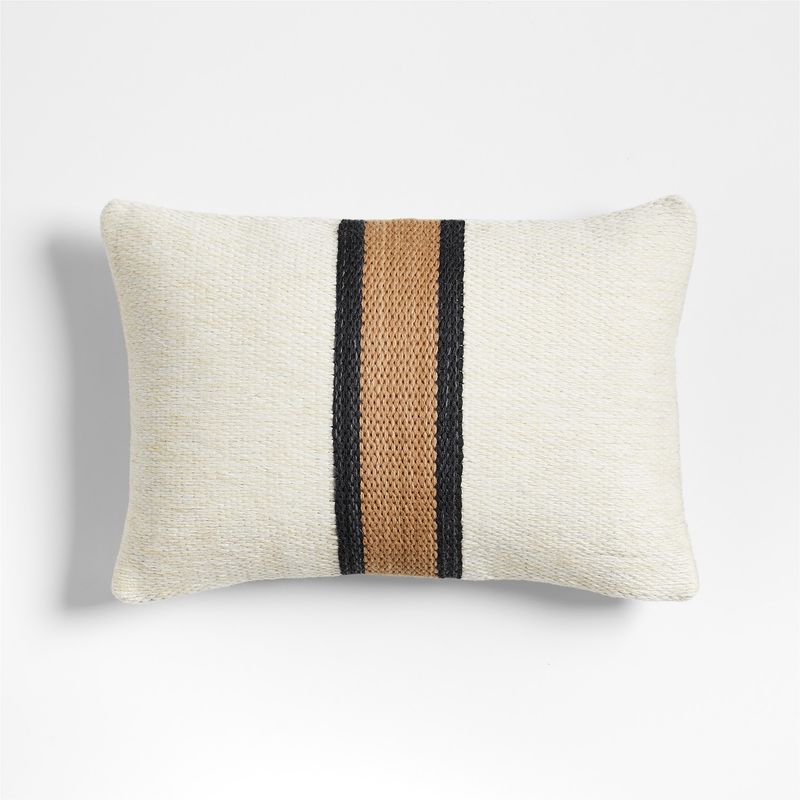 CRATE & BARREL - Funda De Cojín Lazio Woven Kilim Ink N Crate & Barrel